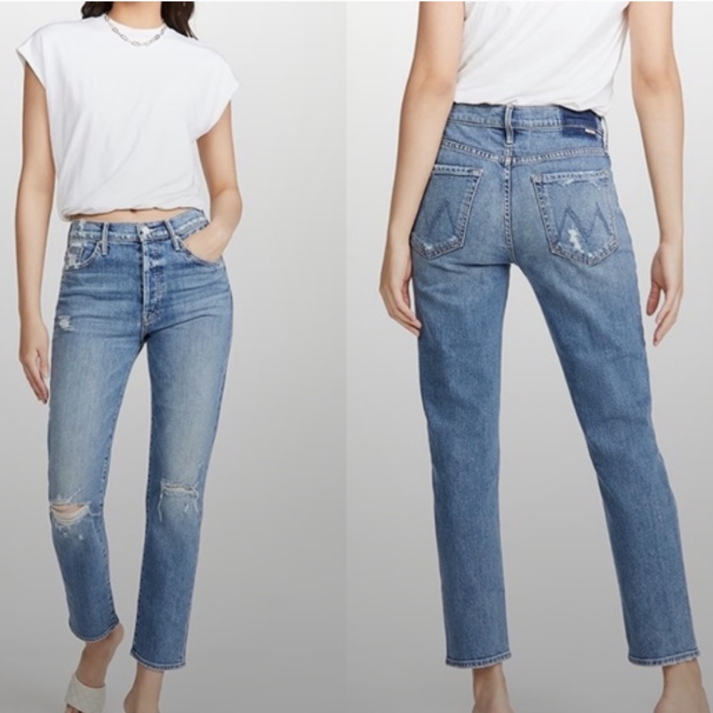 Mother Superior Trickster Ankle High Rise Jeans
